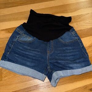 Maternity Jean shorts